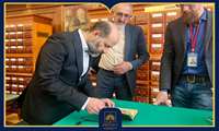 گزارش تصویری | بازدید رئیس سازمان اسناد و کتابخانه ملی ایران از کتابخانه دولتی روسیه